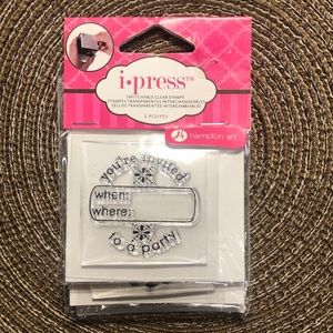 I-Press Clear Stamp Set - You’re Invited, It’s A Party, Happy Birthday